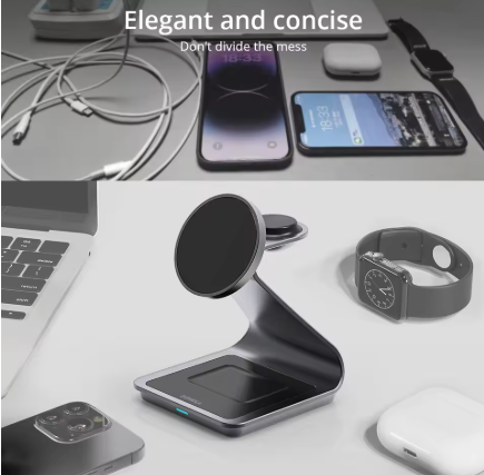 3 in 1 Magnetic Wireless Charger for Apple