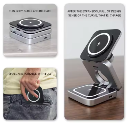 30W 3 in 1 Magnetic Wireless Charger for iPhone